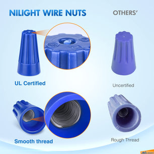 220Pcs Wire Nuts Kit for 22-12 AWG Wires Nilight