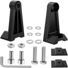 Universal Side-Mounted Adjustable Brackets Kits With Rubber Pads