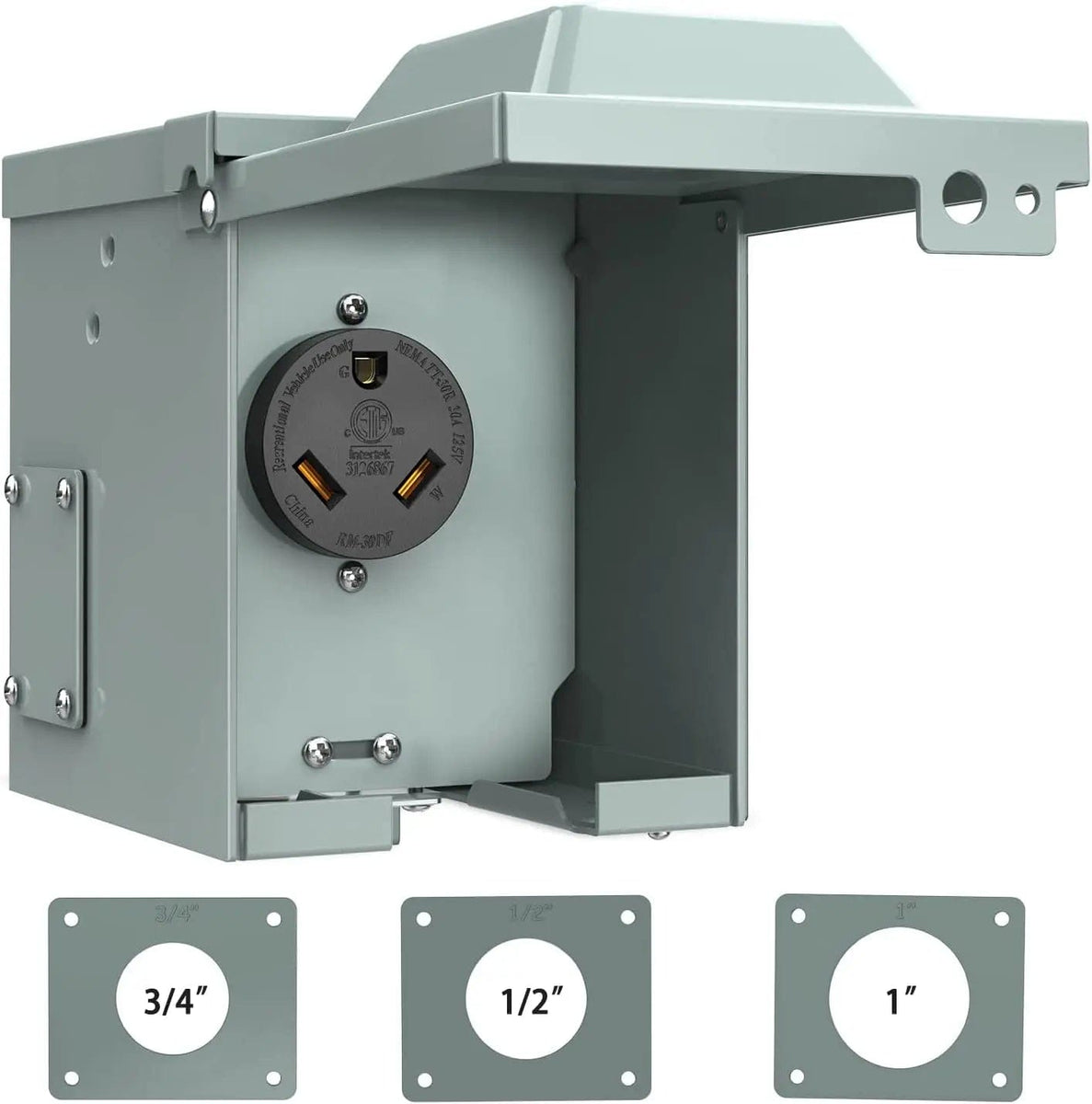 30 Amp Panel Box Boat Rv 30AMP RV Power Outlet Box – Nilight