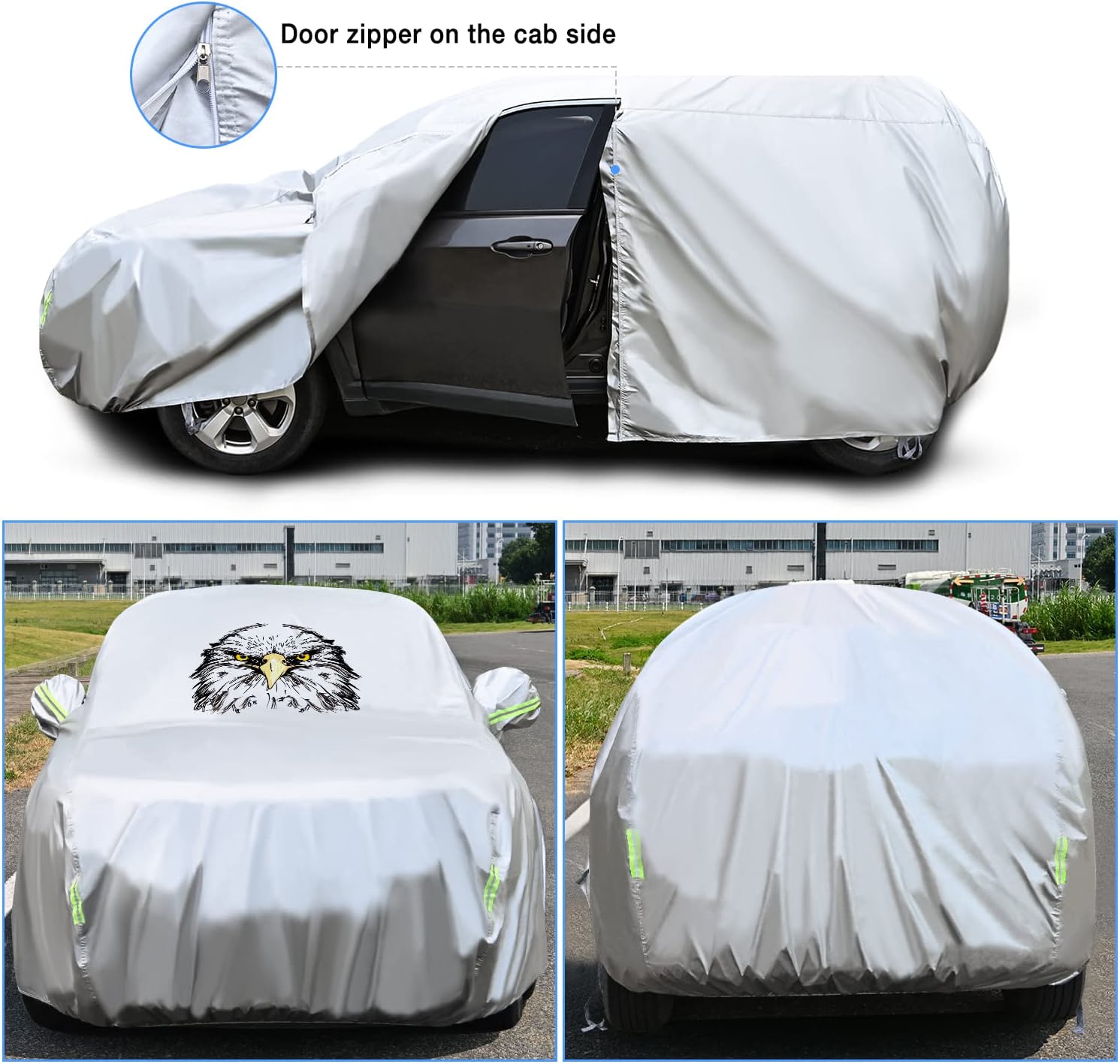 SUV Car Cover UV Protection Length 191 to 201 inch Nilight