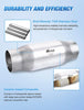 Catalytic Converter Nilight 3" Inlet/Outlet Catalytic Converter, 3 inches Universal Cat(EPA Standard)
