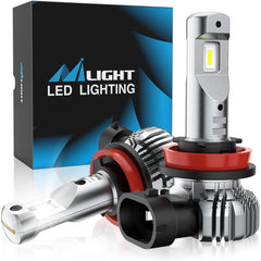 H11/H8/H16 Xenon LED Fog Light Bulbs EF2 Series DRL 60W 6000K | 2 BULBS