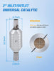 Catalytic Converter Nilight Catalytic Converter for Jeep Cherokee 2.5L 4.0L 1996 1997 1998 1999 2000/1993-1998 Grand Cherokee 4.0L/5.2L/5.9L,Custom Fit Cat (EPA Standard)
