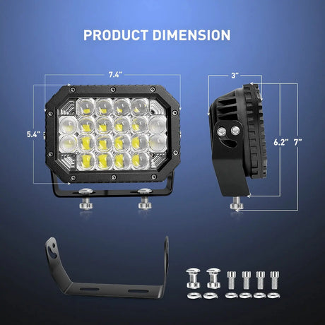   Product Dimension Of Nilight LED Light  