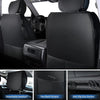 Vehicle Seat Belt Covers Nilight Car Seat Covers Custom Fit 2009-2022 Ram 1500 and 2010-2022 Ram 2500 3500 Crew Cab Mega Cab Waterproof Leather Cushion for Pickup Truck (Full Set, 2 Front Seats and 3 Rear Seats )