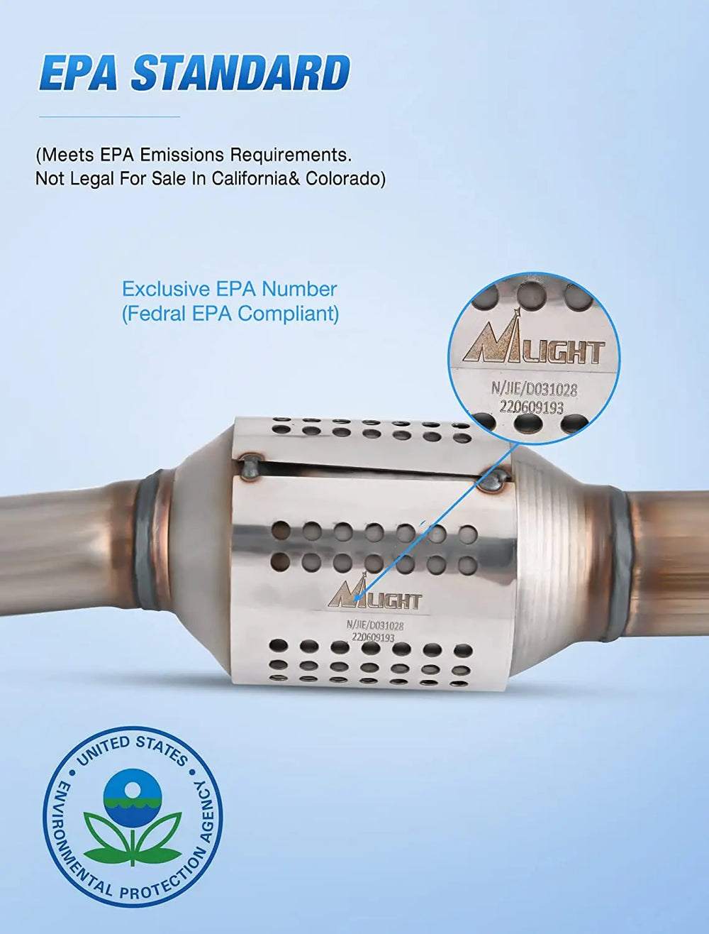 Catalytic Converter Nilight Catalytic Converter for 2005-2011 Frontier/2005-2012 Pathfinder/2005-2015 Xterra/2012-2017 NV1500 (Front Passenger and Driver Side)