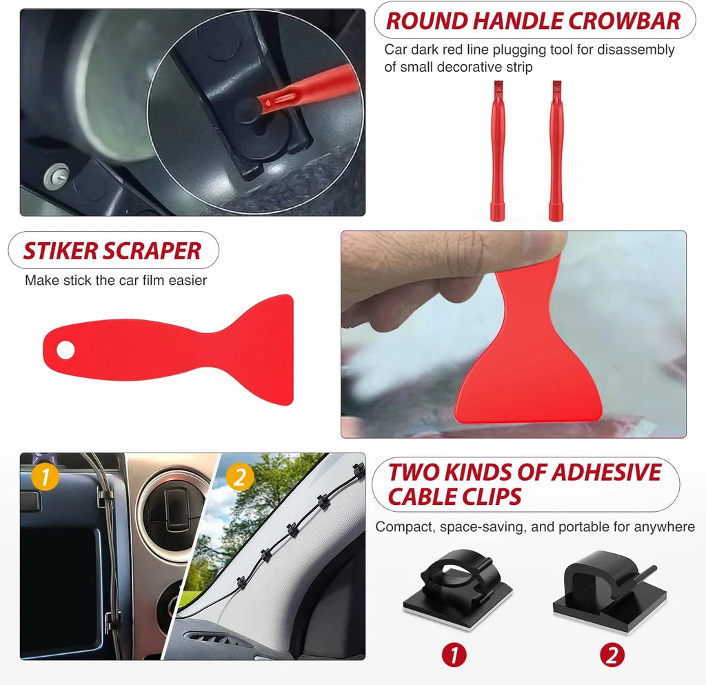 Car audio Repair Tool Car Pry Removal Tool Auto Interior Disassembly Tools  Car Clip rivet fastener door Panel Trim Removal Tool