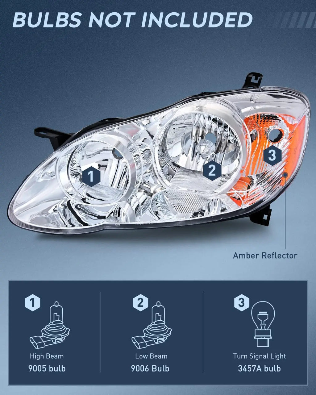 2008 Toyota Corolla Headlight Bulbnull