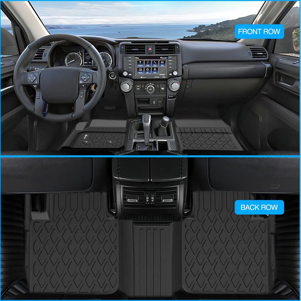 Floor Mat Nilight TPE Floor Mats for Chevy Colorado Crew Cab/GMC Canyon Crew Cab 2015 2016 2017 2018 2019 2020 2021 2022, All Weather Custom Fit Heavy Duty Floor Liners