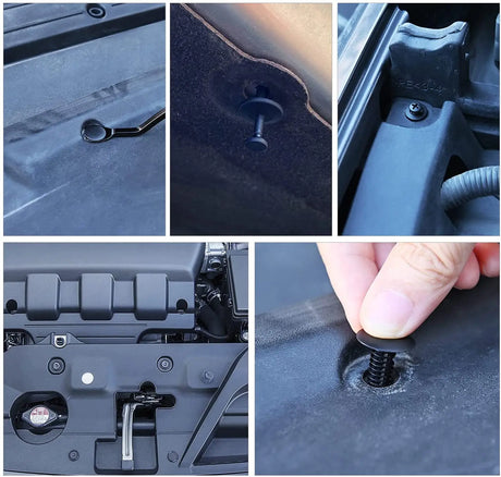 Nilight 415Pcs Bumper Car Retainer Clips & Plastic Kit-19 Most Popular Sizes Auto Push Pin Rivets Set -Door Trim Panel Clips Compatible with GM Ford Toyota Honda Chrysler