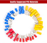 Nilight 540 PCS Electrical Connectors, Insulated Wire Terminals,Wire Connectors Spade Bullet Ring Connector Solderless Crimp Terminals Kit with 12 Size Assortment Terminal Set,2 Years Warranty