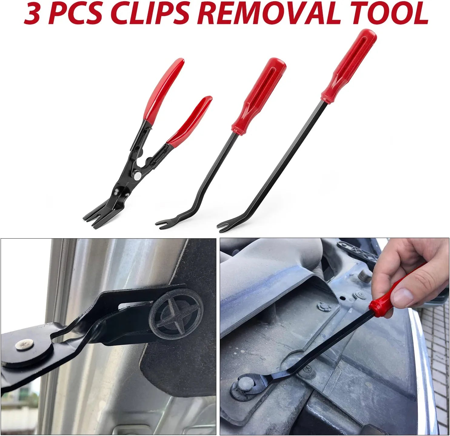 102 Pcs Trim Removal Tool Kit Red Nilight