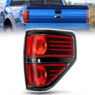 2009-2014 Ford F150 Taillight Assembly Rear Lamp Replacement OE Style Red Housing Passenger Side Nilight