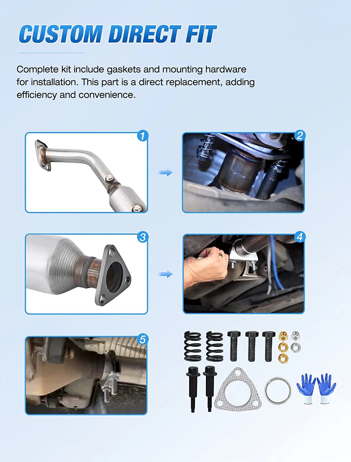 2002-2006 Honda CRV 2.4L Catalytic Converter Nilight