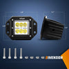  Product Dimension Of Nilight LED Light  