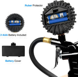 Nilight Digital Tire Pressure Gauge Medium 250 PSI Air Chuck and Compressor Accessories Heavy Duty with Rubber Hose and Quick Connect Coupler for 0.1 Display Resolution