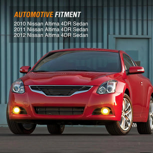 2010-2012 Nissan Altima Fog Light Assembly Clear Lens Nilight