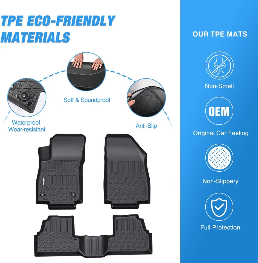 2014-2023 Chevy Trax 2013-2023 Buick Encore TPE Floor Mats Nilight