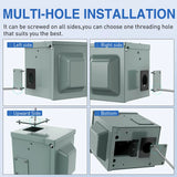accessory Nilight 50AMP RV EV Power Outlet Box 125/250V NEMA 14-50R Receptacle Box Heavy Duty Pre-drilled ETL Listed Enclosed Lockable Box Waterproof Outlet for RV Camper Caravan Motorhome Van, 2 Years Warranty