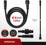 8PIN Extension Cable Cord for 6 Gang Switch Controller Nilight