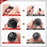Nilight 240pcs Car Retainer Clips & Fastener Remover with 12 Most Popular Sizes Auto Push Pin Rivets Set -Door Trim Panel Clips for Toyota,GM,Ford,Honda,Acura,Chrysler,2 Years Warranty