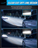 Motor Vehicle Lighting Nilight 9006/HB4 LED Headlight Bulbs, 70w 14000lm 9006 Low Beam Headlight Bulb 6500k 9006 LED Bulb Cool White IP67