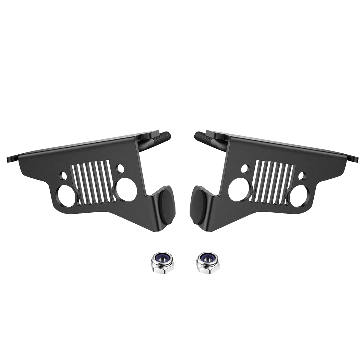  Nilight Foot Pegs Front Door Foot Rest Pedals
