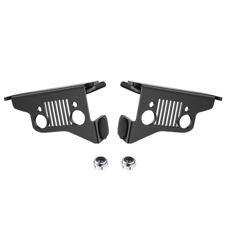  Nilight Foot Pegs Front Door Foot Rest Pedals