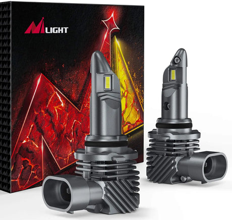  Nilight 2-Pack H10 LED Fog Light Bulbs