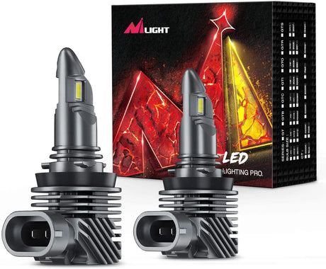  Nilight 2-Pack H11 LED Fog Light Bulbs