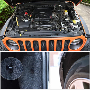 100 Pcs Hole 7mm 8mm 10mm Car Retainer Clips Nylon Push Expansion Screws Replacement Kit, Bumper Fastener Rivet Clips for Honda, Acura, GM, Ford, Chrysler Nilight