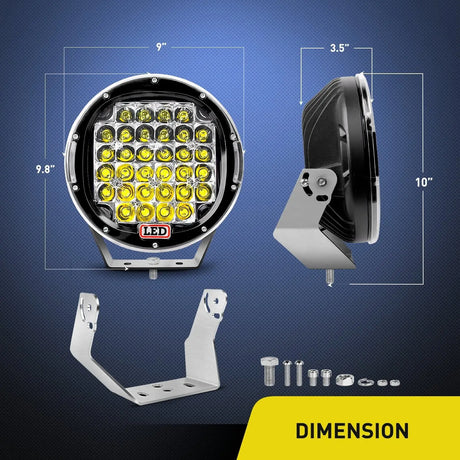   Product Dimension Of Nilight LED Light  