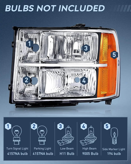  Bulbs Not Included