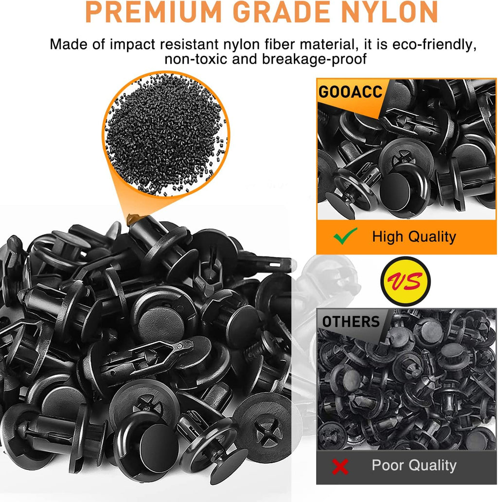 Motor Vehicle Parts Nilight 820Pcs Car Push Retainer Clips & Auto Fasteners Assortment -36 Most Popular Nylon Bumper Fender Rivets and Fasteners Remover for Ford GM Toyota Honda Chrysler BMW Benz Nissan Subaru Audi Mazda