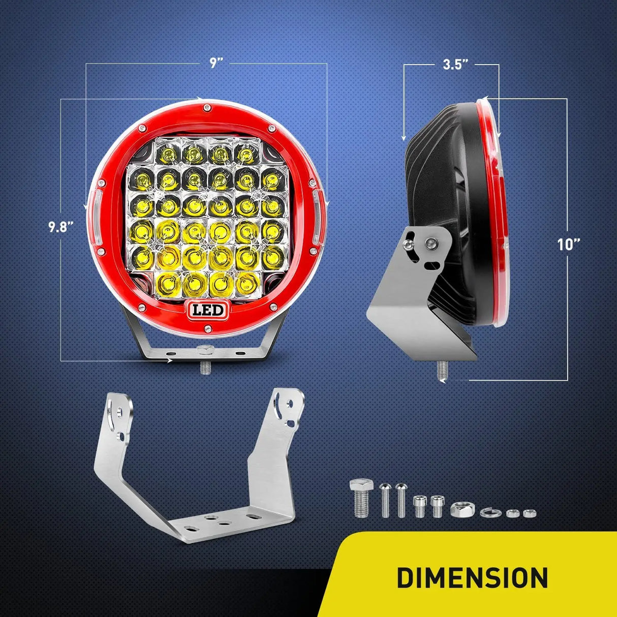  Product Dimension Of Nilight LED Light