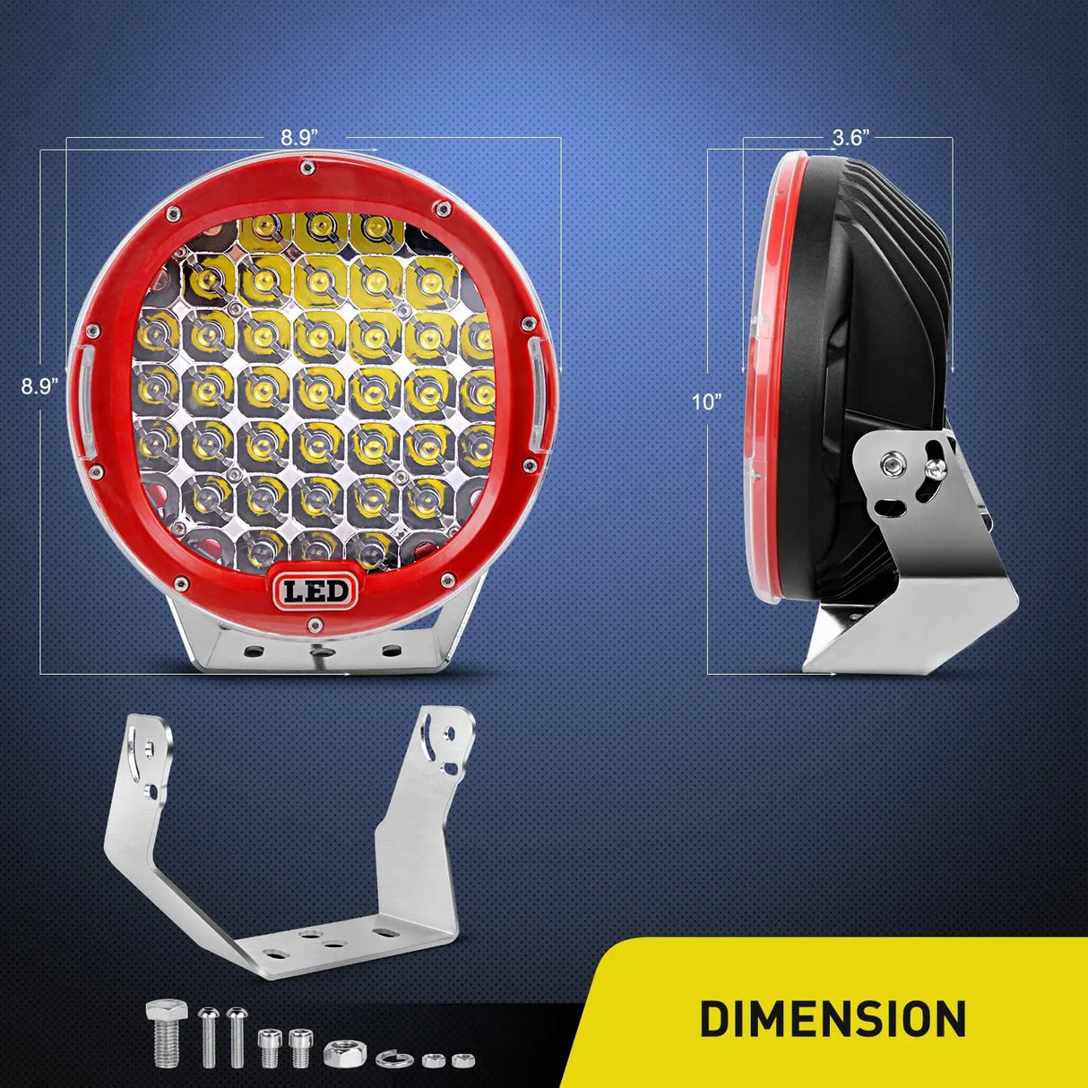   Product Dimension Of Nilight LED Light  