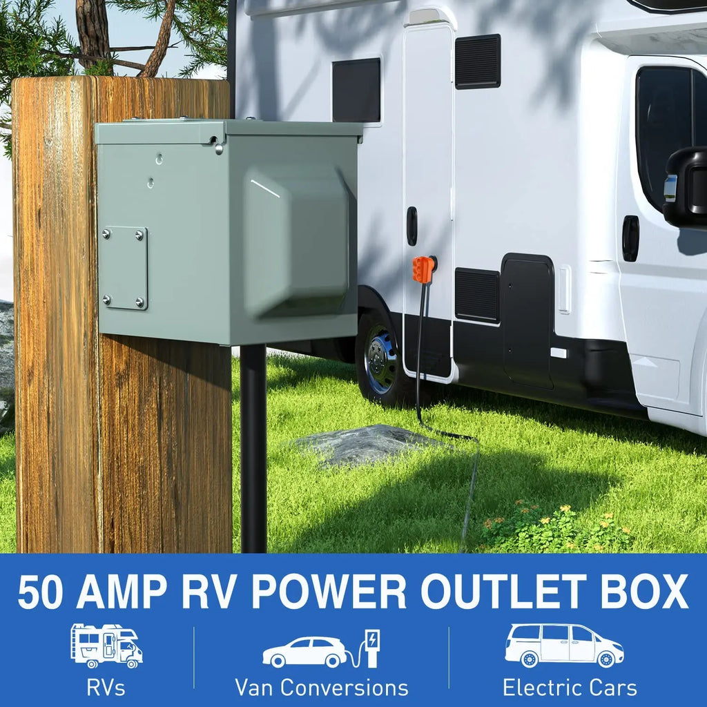 50Amp RV Power Outlet Box – Nilight