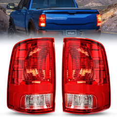 2009-2018 Dodge Ram 1500 2500 3500 Taillight Assembly Rear Lamp Replacement OE Style w/Bulbs Driver Passenger Side