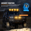 Motor Vehicle Lighting Nilight 2PCS 42W LED Pods Light 3Inch Cubes Amber White Strobe 6 Modes Memory Function Off-Road Truck Car ATV SUV Cabin Boat with 16AWG Wiring Harness Kit-2 Leads