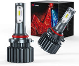  Nilight 2-Pack 9006/HB4 LED Headlight Bulbs