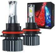 Nilight 2-Pack 9004/HB1 LED Headlight Bulbs, 60W 10000 Lumens 6000K Cool White CSP LED Headlight Conversion Kit Super Bright Auto Hi/Lo Beam Light Bulbs