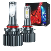 2-Pack 9006/HB4 LED Headlight Bulbs, 60W 10000LM 6000K Cool White CSP Low Beam/Fog Light LED Headlight Conversion Kit Bulbs